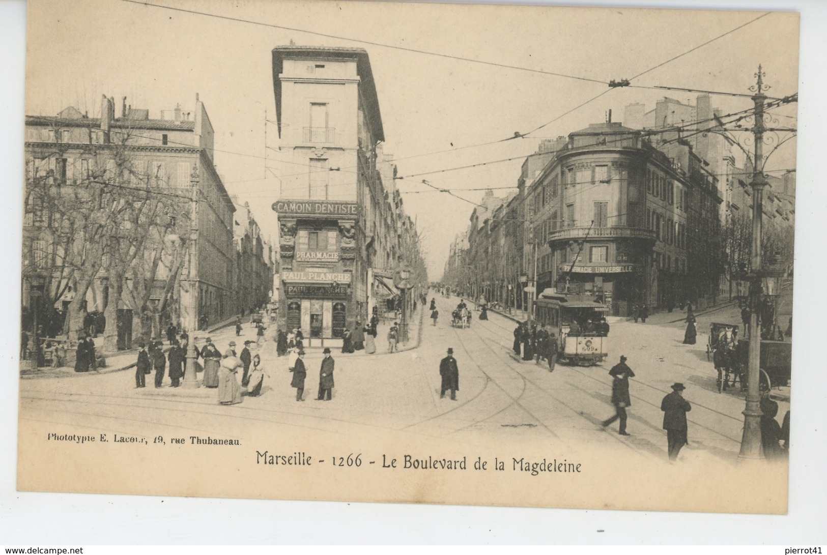 MARSEILLE - Le Boulevard De Magdeleine - Canebière, Centre Ville