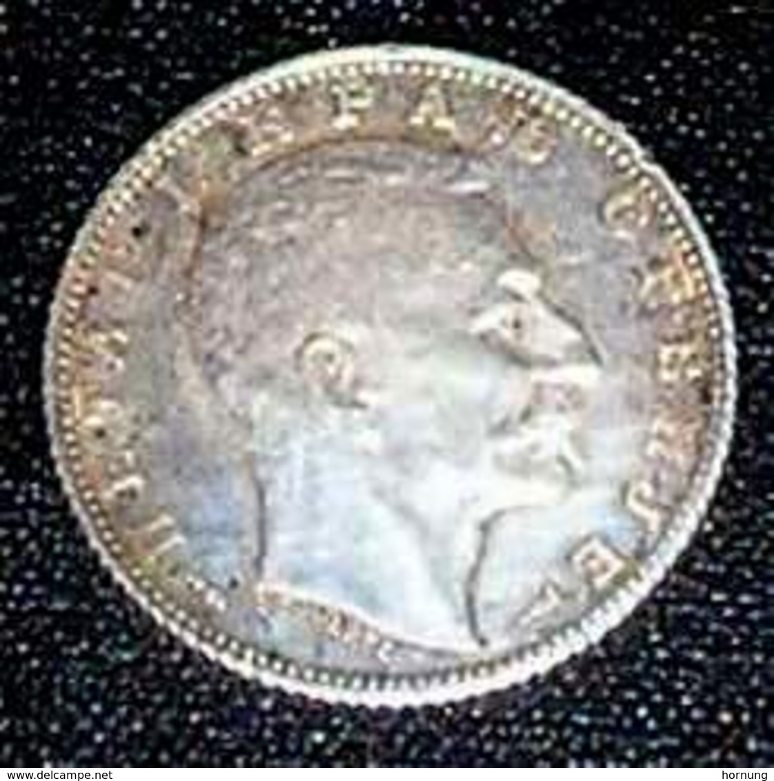 Kingdom Of Serbia, King Petar I ,1915, 1 DINAR,-Silver, UNC KM # 25.1 - Serbia