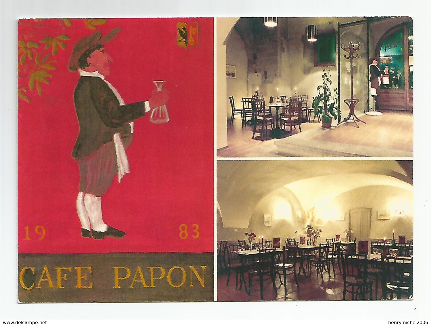 Suisse - Genève Café Papon 1 Rue Henri Fazy - Genève