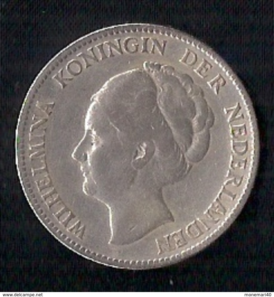 NEDERLAND (PAYS-BAS) 1 GULDEN - WILHELMINA - 1923  - ARGENT - 1 Florín Holandés (Gulden)