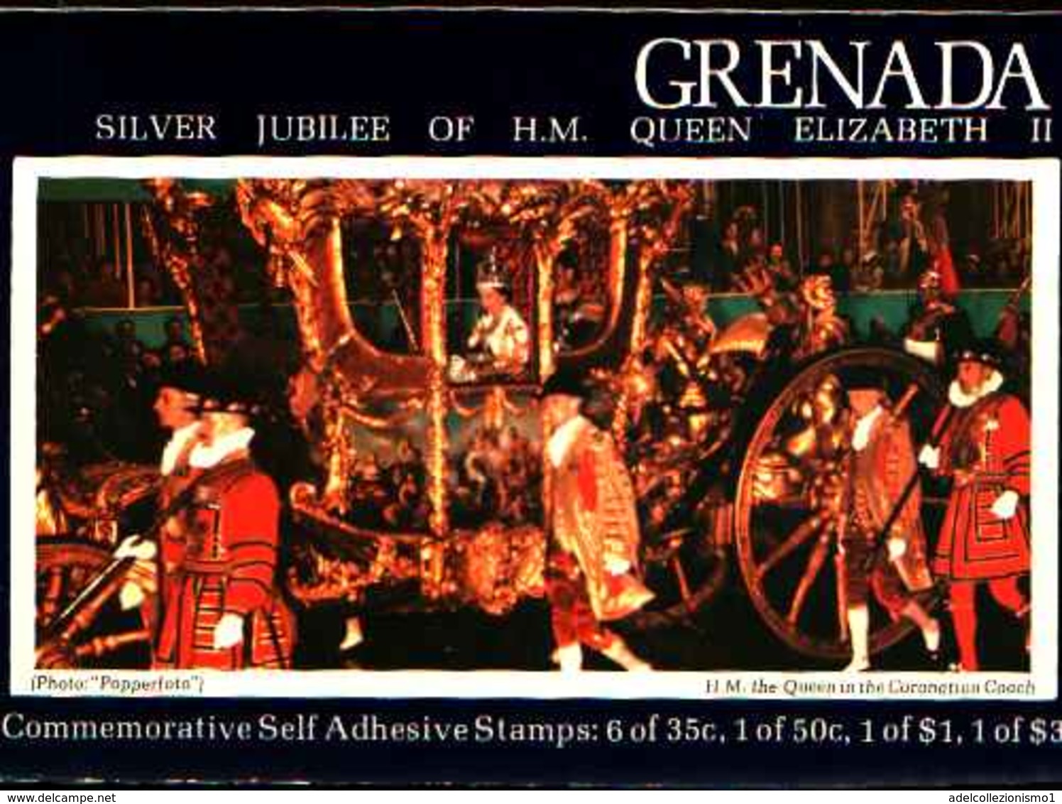 72287) GRENADA-QEII, 1977 Coronation Silver Jubilee MNH Booklet -  MNH** - Grenada (1974-...)