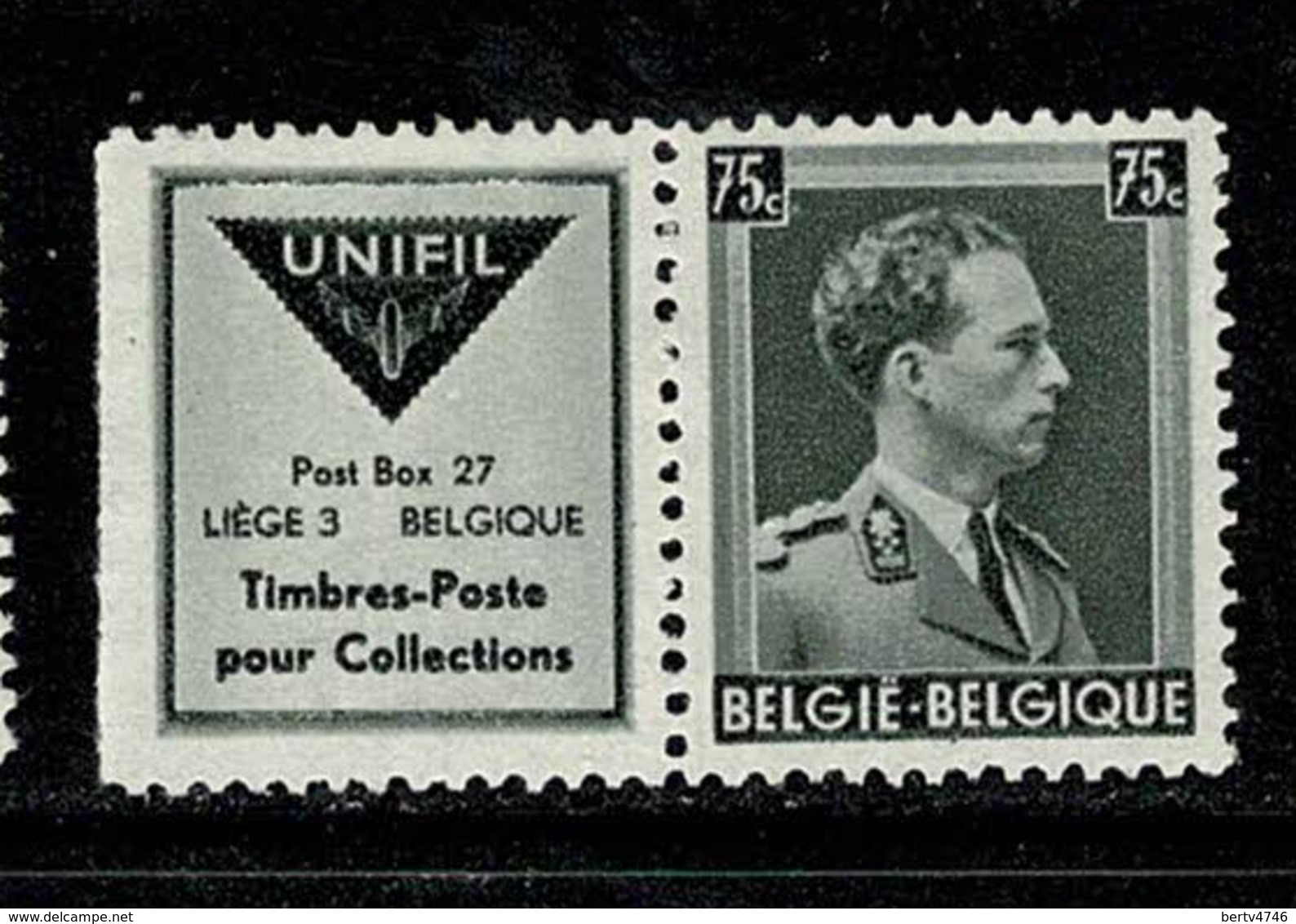 Belg. 1938/39 PU 106*  Unifil  MH  (2  Scans) - Neufs