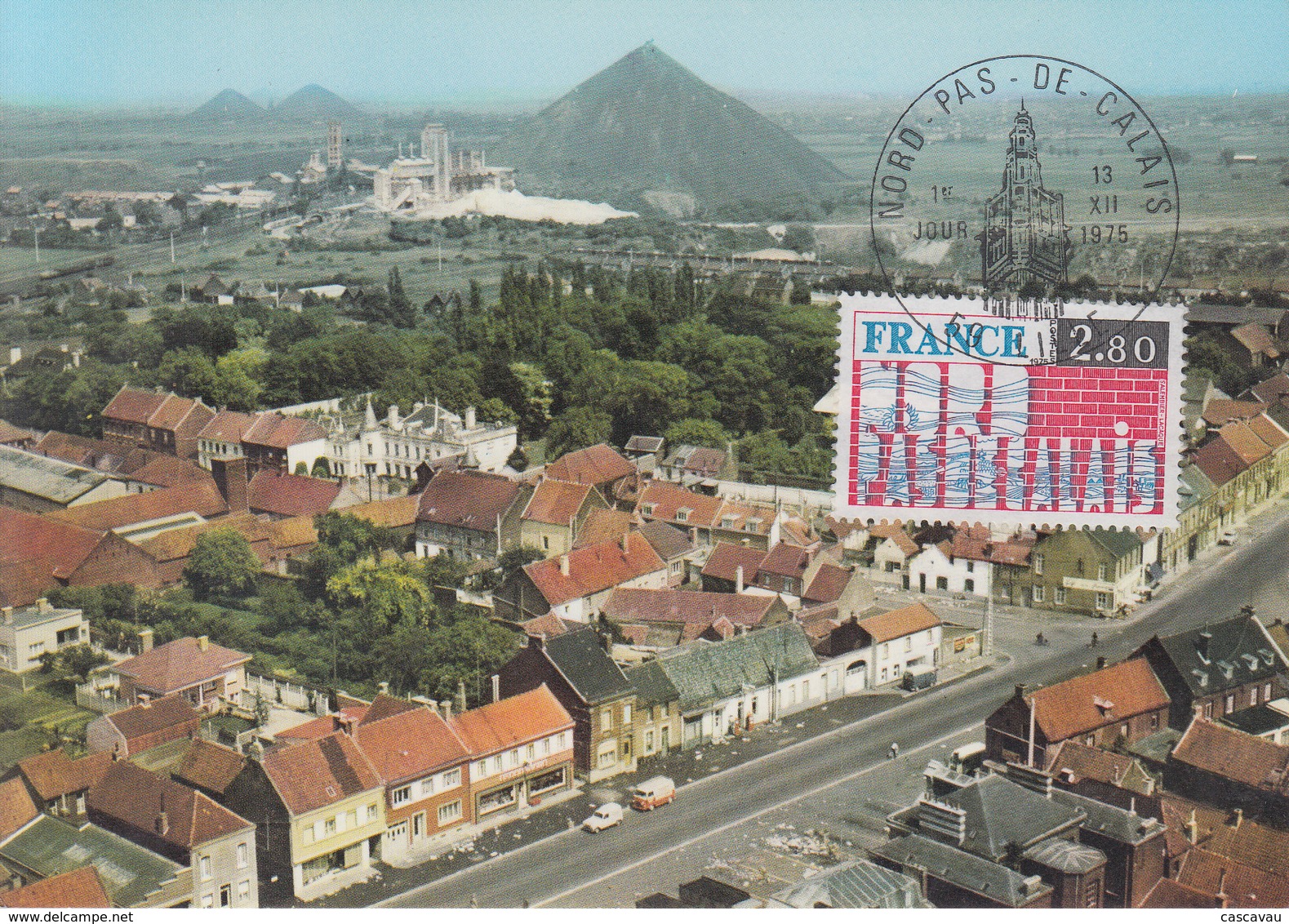 Carte  Maximum  1er  Jour   FRANCE     Région  :   NORD  -  PAS  DE  CALAIS      LILLE    1975 - 1970-1979