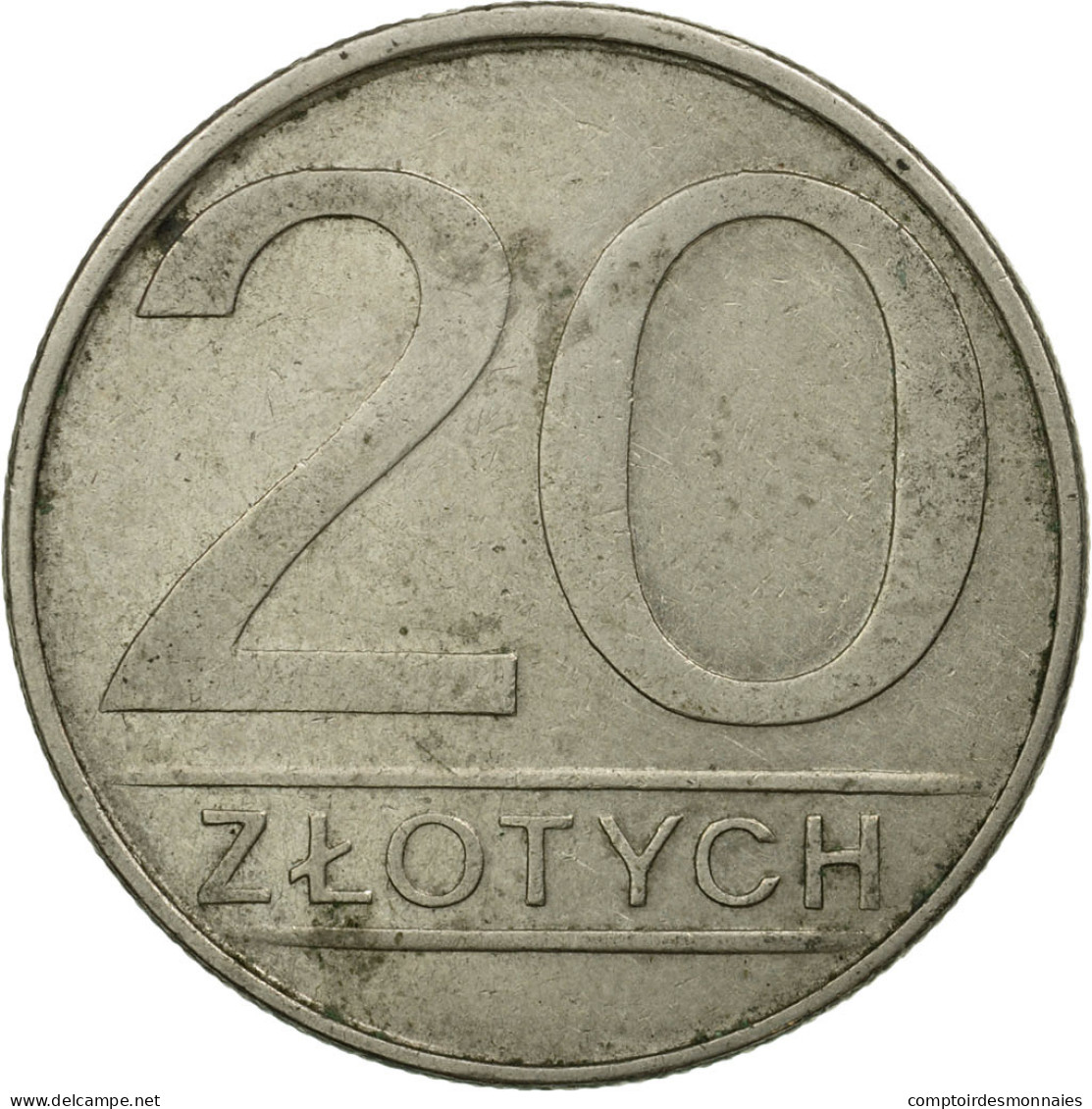 Monnaie, Pologne, 20 Zlotych, 1986, Warsaw, TTB, Copper-nickel, KM:153.1 - Poland
