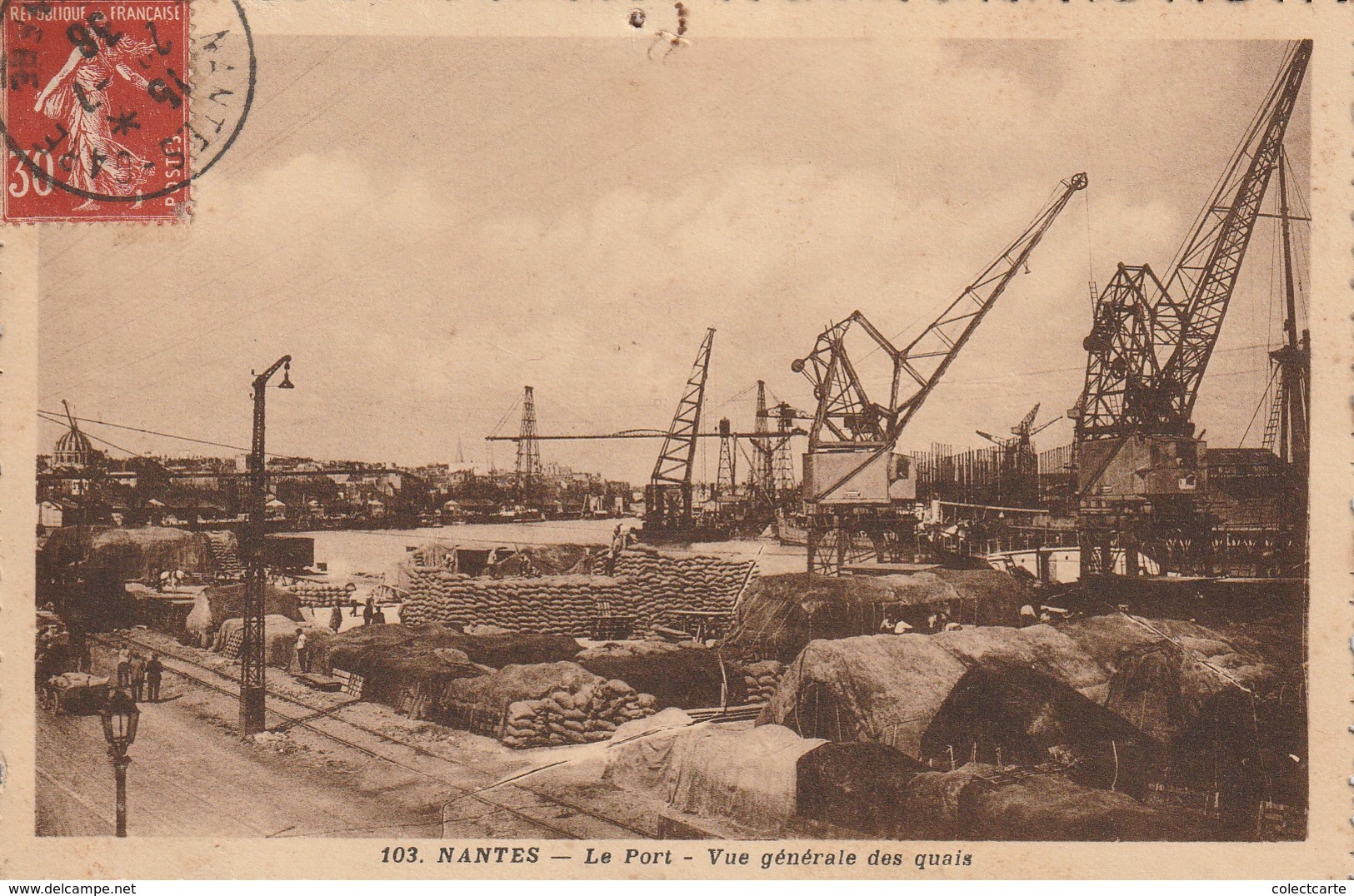 NANTES Le Port Vue Générale Des Quais - Nantes