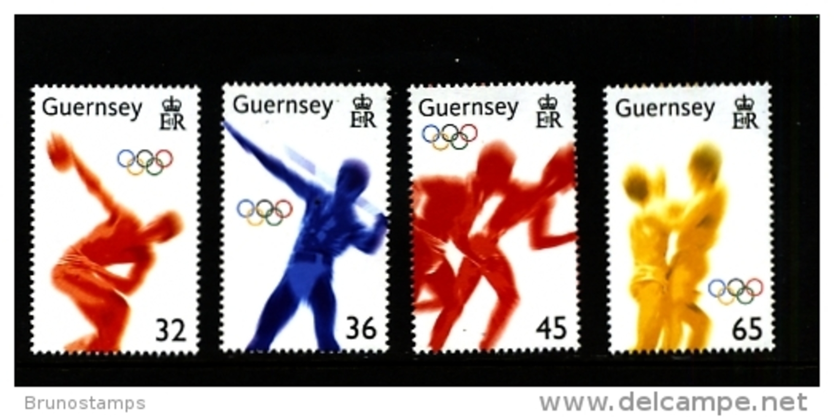 GUERNSEY - 2004  OLYMPIC  GAMES  SET   MINT NH - Guernesey