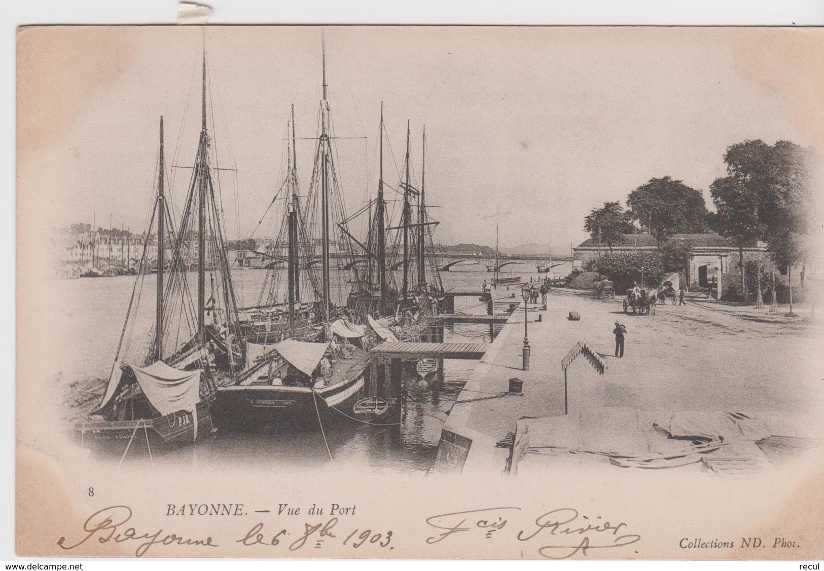 PYRENEES ATLANTIQUES - BAYONNE - Vue Du Port - Bayonne