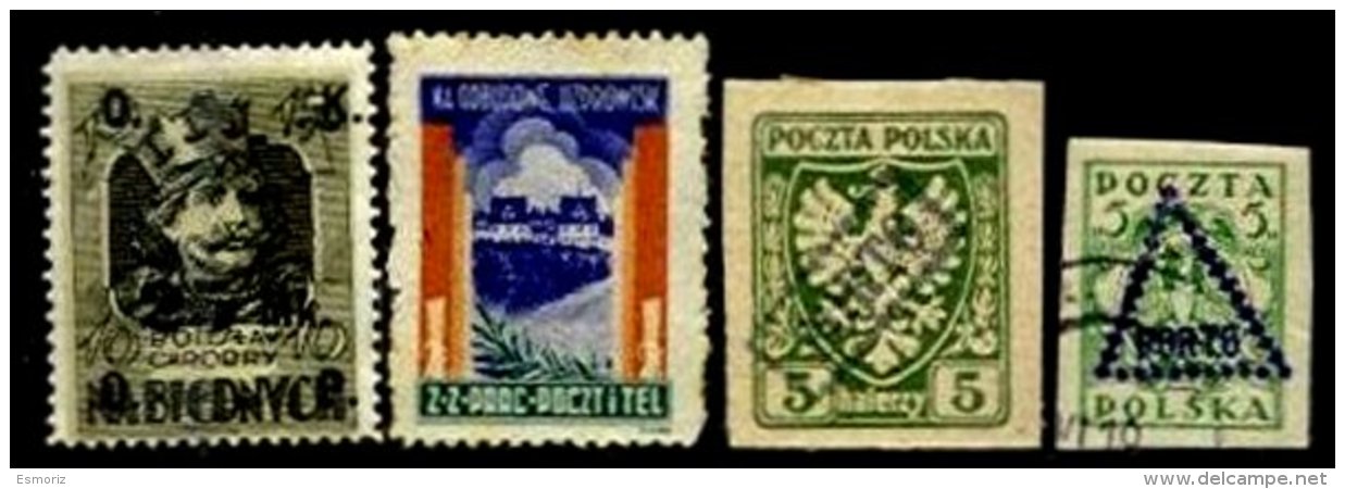 POLAND, Military Stamps, (*) MNG, F/VF - Revenue Stamps