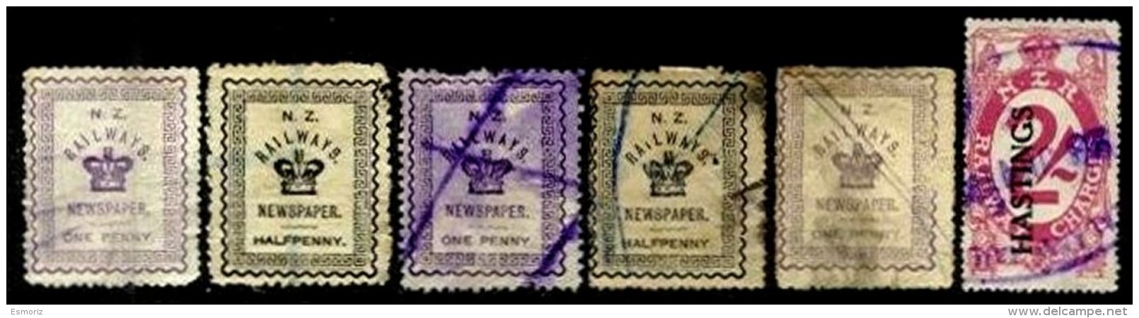 NEW ZEALAND, Railway Parcels, Used, F/VF - Fiscaux-postaux