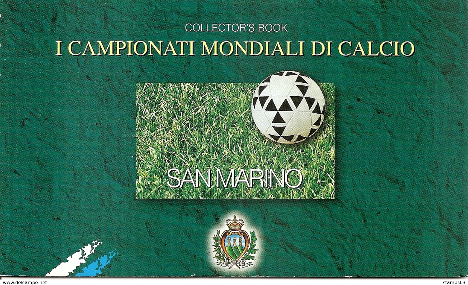 SAN MARINO, 1998, Booklet 5, Football FRANCE 98 - Carnets