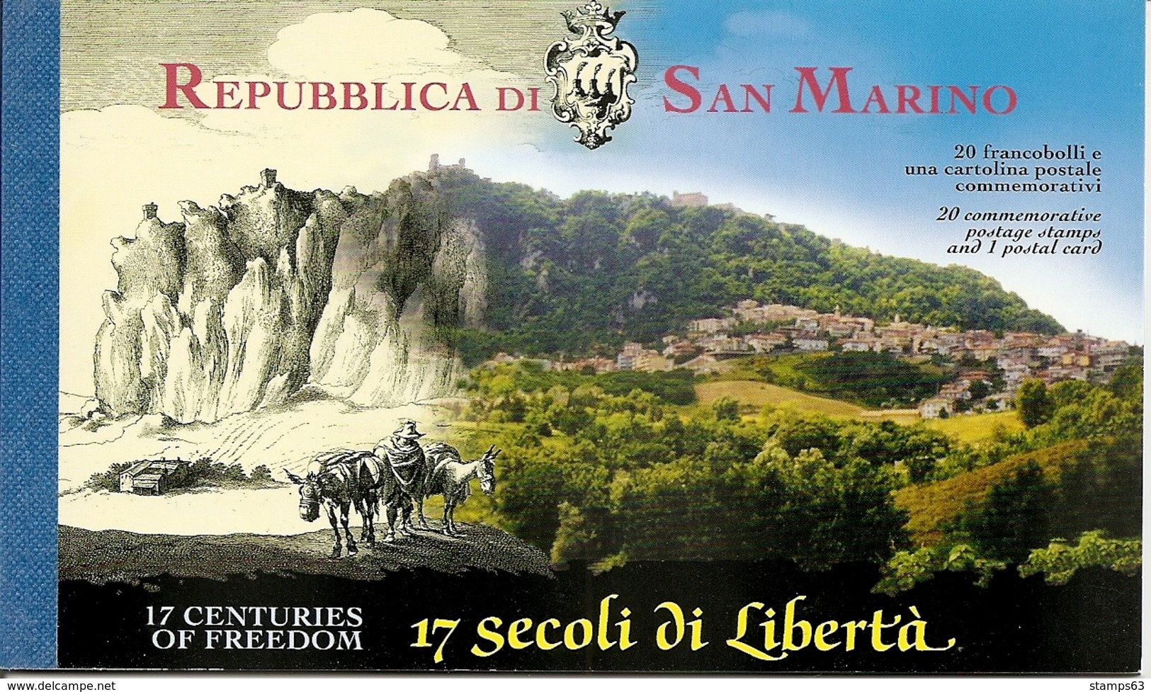 SAN MARINO, 2000, Booklet 6, Prestige 1700 Y - Libretti