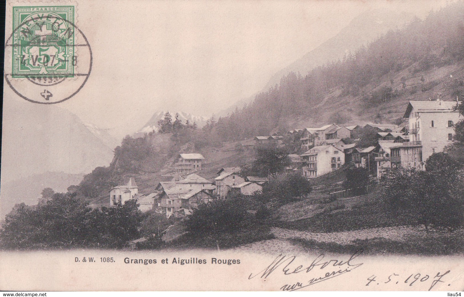 Granges Et Aiguilles Rouges (1907) - Andere & Zonder Classificatie