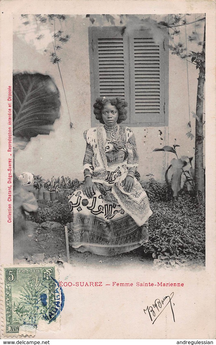 CPA DIEGO SUAREZ - Femme Sainte-Marienne - Madagascar