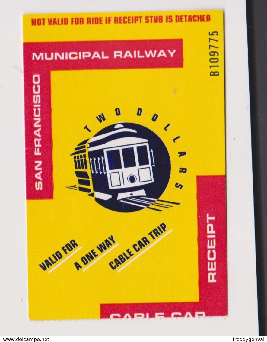 SAN FRANCISCO MUNICIPAL RAILWAY - Wereld