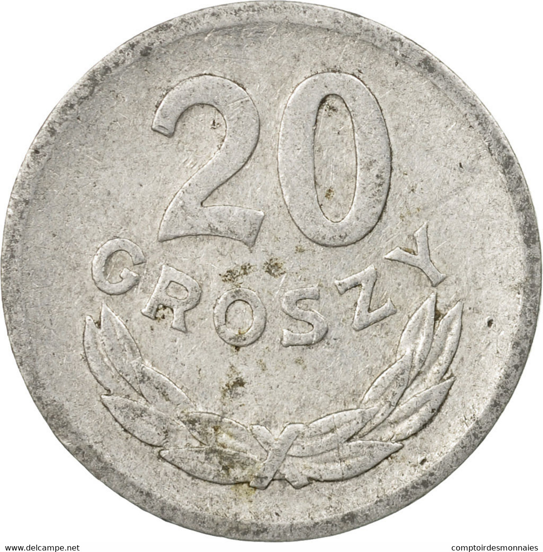 Monnaie, Pologne, 20 Groszy, 1968, Warsaw, TB+, Aluminium, KM:A47 - Pologne