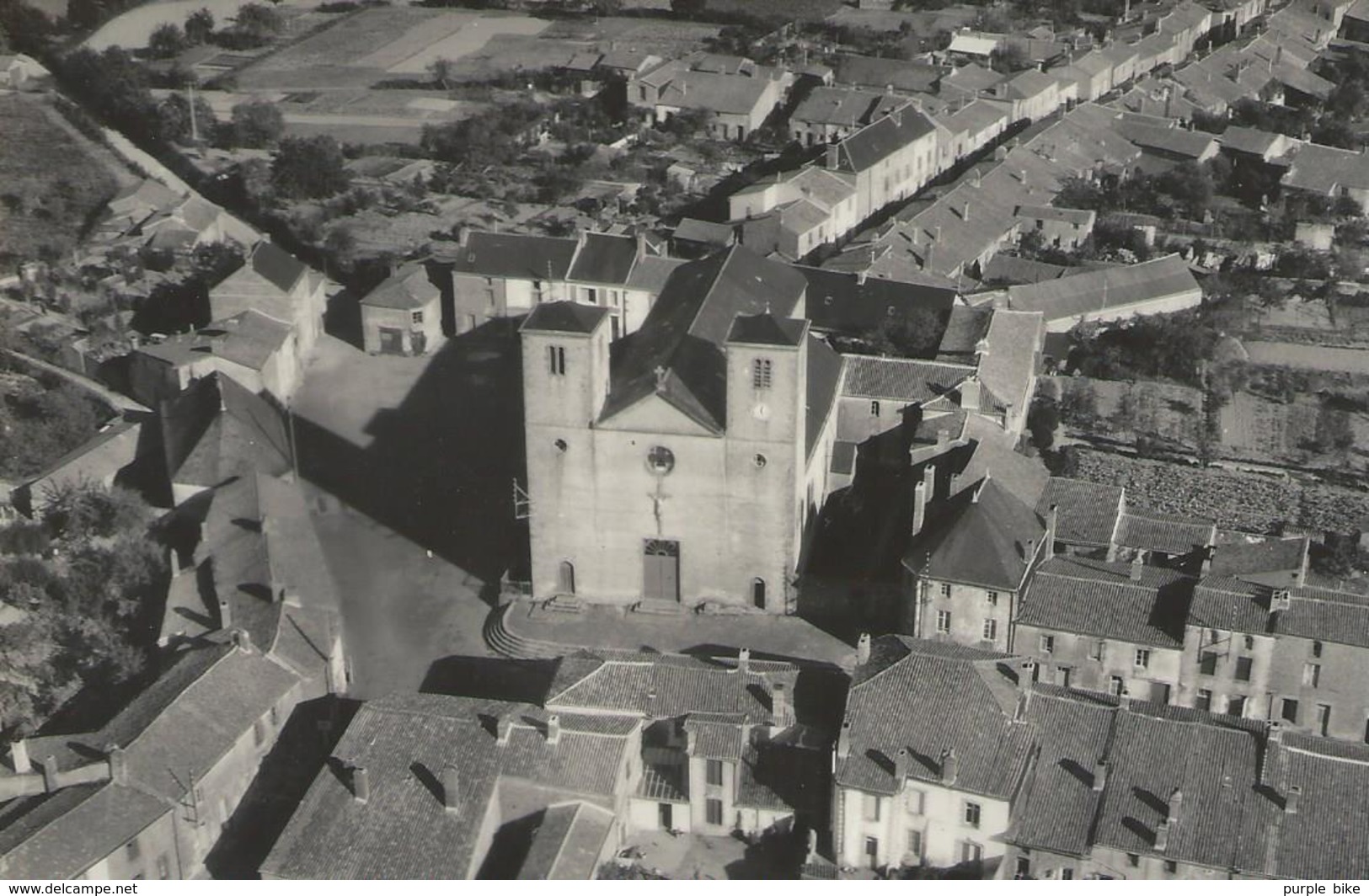 DPT  49 LA ROMAGNE Vue Aérienne L'Eglise TBE - Autres & Non Classés