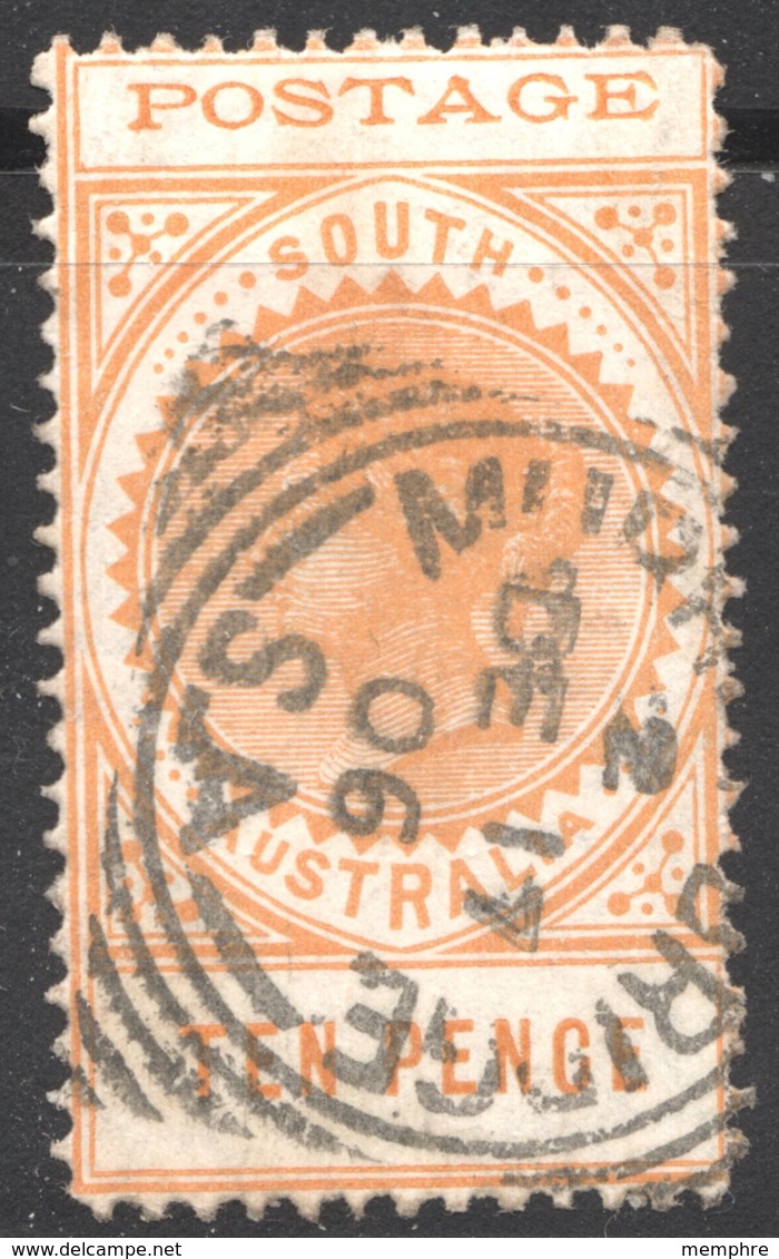 10d. Thin «Postage» SG 274 - Used Stamps