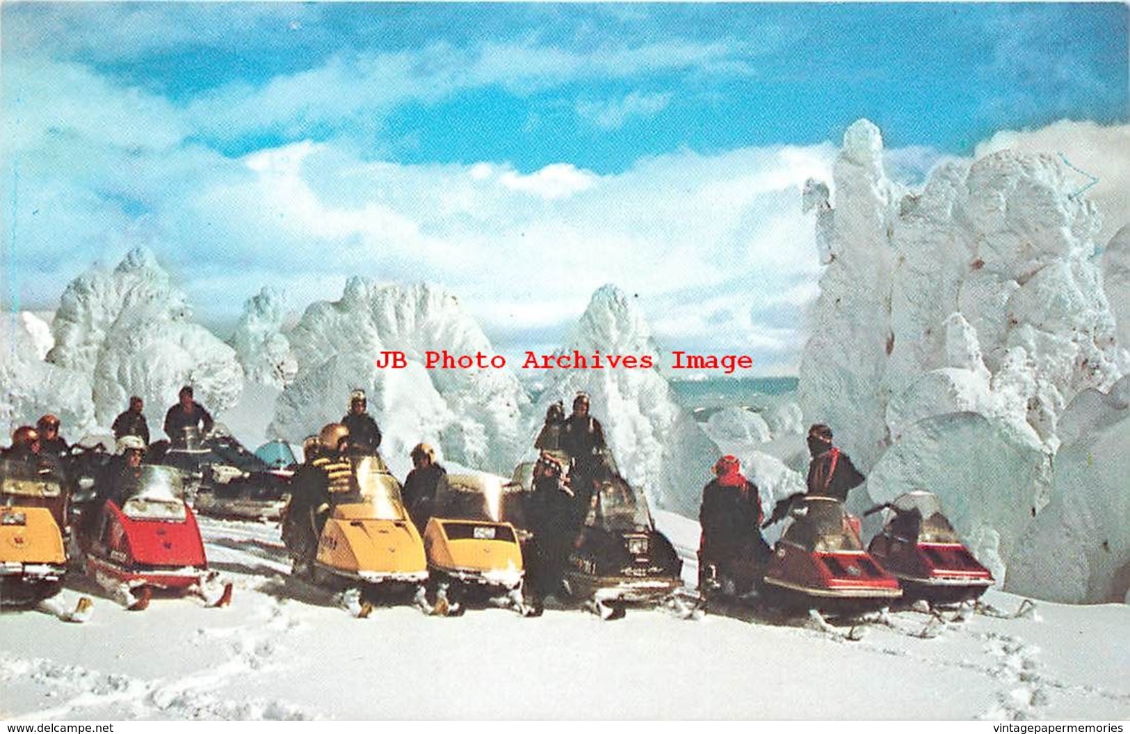 281685-Montana, West Yellowstone, Snowmobiles On Two Top Mountain, Seaich By Koppel No 137035 - Other & Unclassified