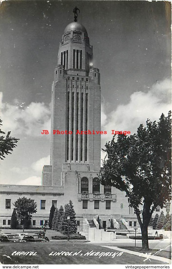 281837-Nebraska, Lincoln, RPPC, Capitol Building, 1950 PM, LL Cook Photo No C-27 - Lincoln
