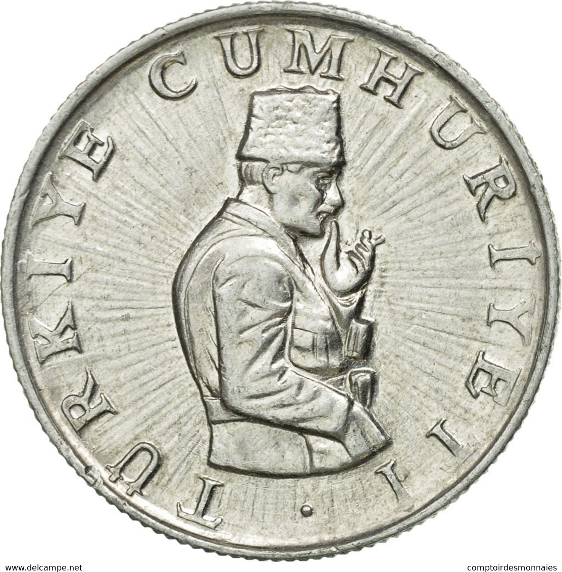 Monnaie, Turquie, 10 Lira, 1981, TTB, Aluminium, KM:945 - Turquie