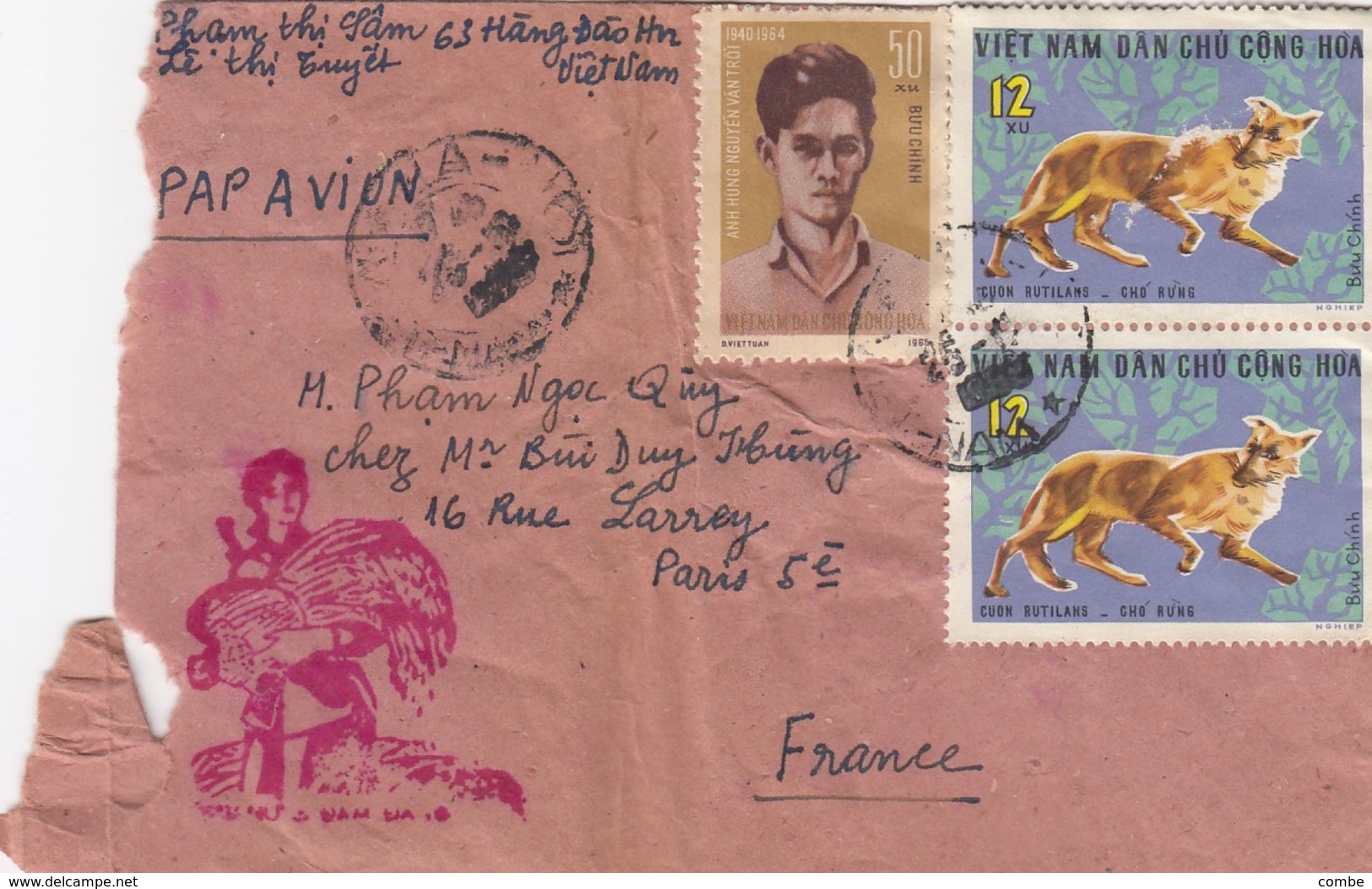 VIET-NAM COVER. HANG-DAO TO PARIS - Vietnam