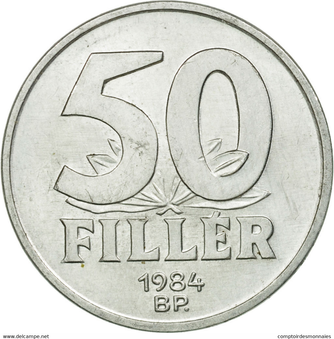 Monnaie, Hongrie, 50 Fillér, 1984, Budapest, TTB, Aluminium, KM:574 - Hongrie