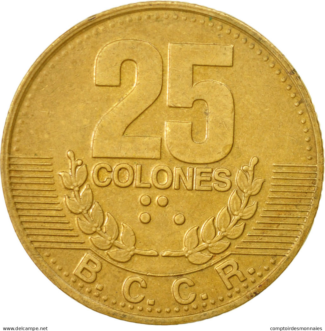Monnaie, Costa Rica, 25 Colones, 1995, TTB, Brass Plated Steel, KM:229 - Costa Rica