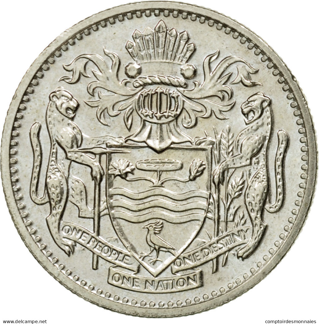 Monnaie, Guyana, 10 Cents, 1990, TTB, Copper-nickel, KM:33 - Guyana