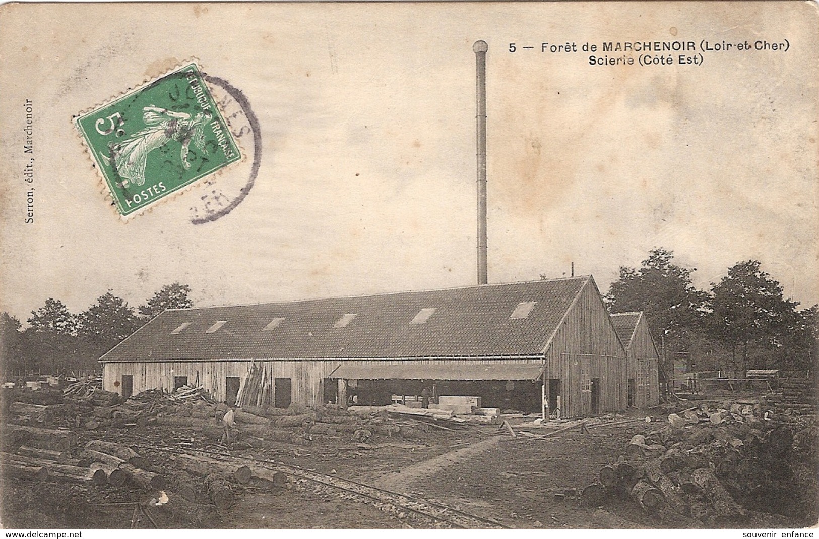 CPA Marchenoir Forêt De Scierie Côté Est  41 Loir Et Cher - Marchenoir