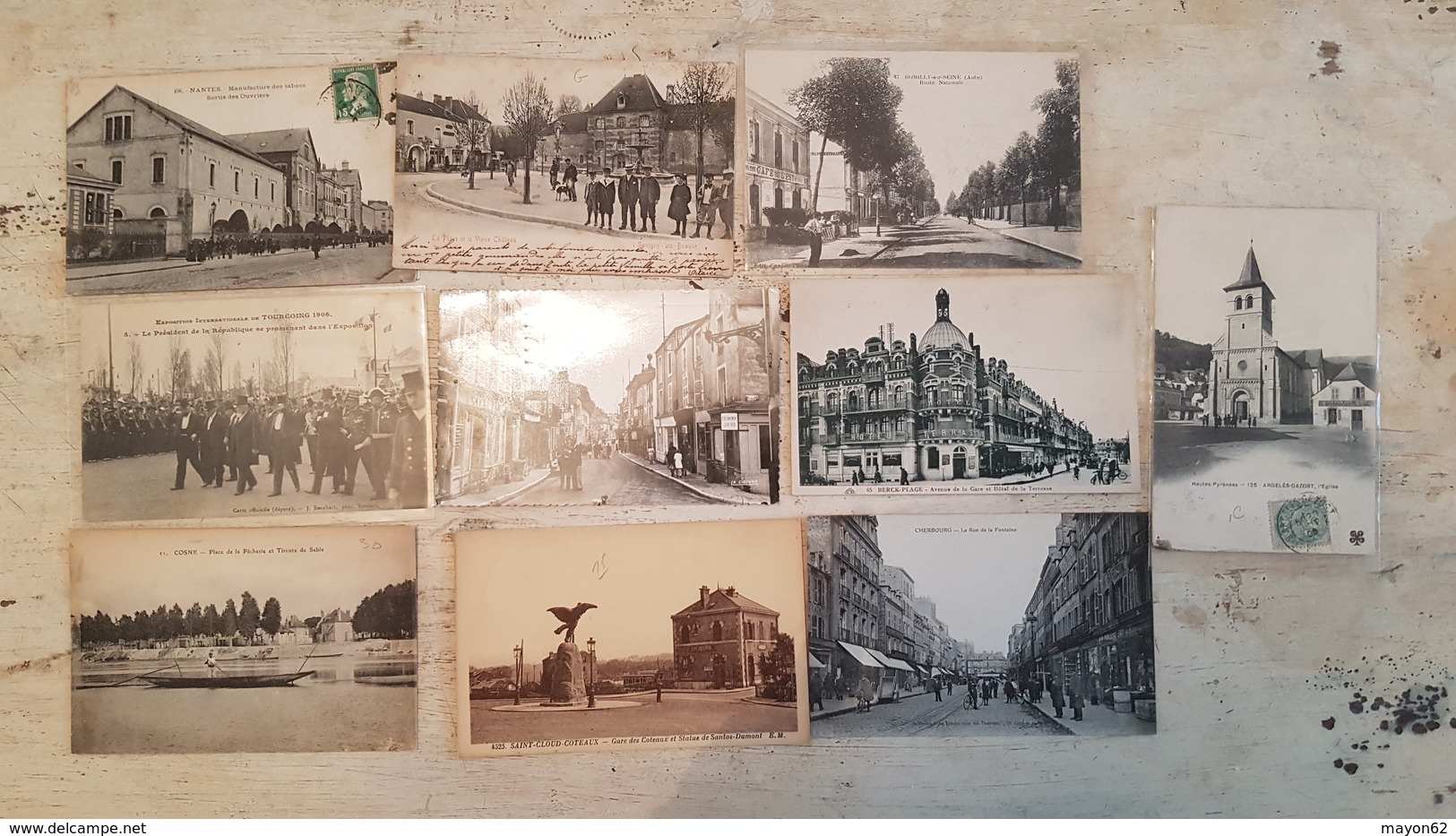 TOP LOT 210 CARTES POSTALES ANCIENNES FRANCE-TOUTES SCANNEES-DEPART 1E- VILLAGES USINES MILITARIA GARES -ANIMATION++++++