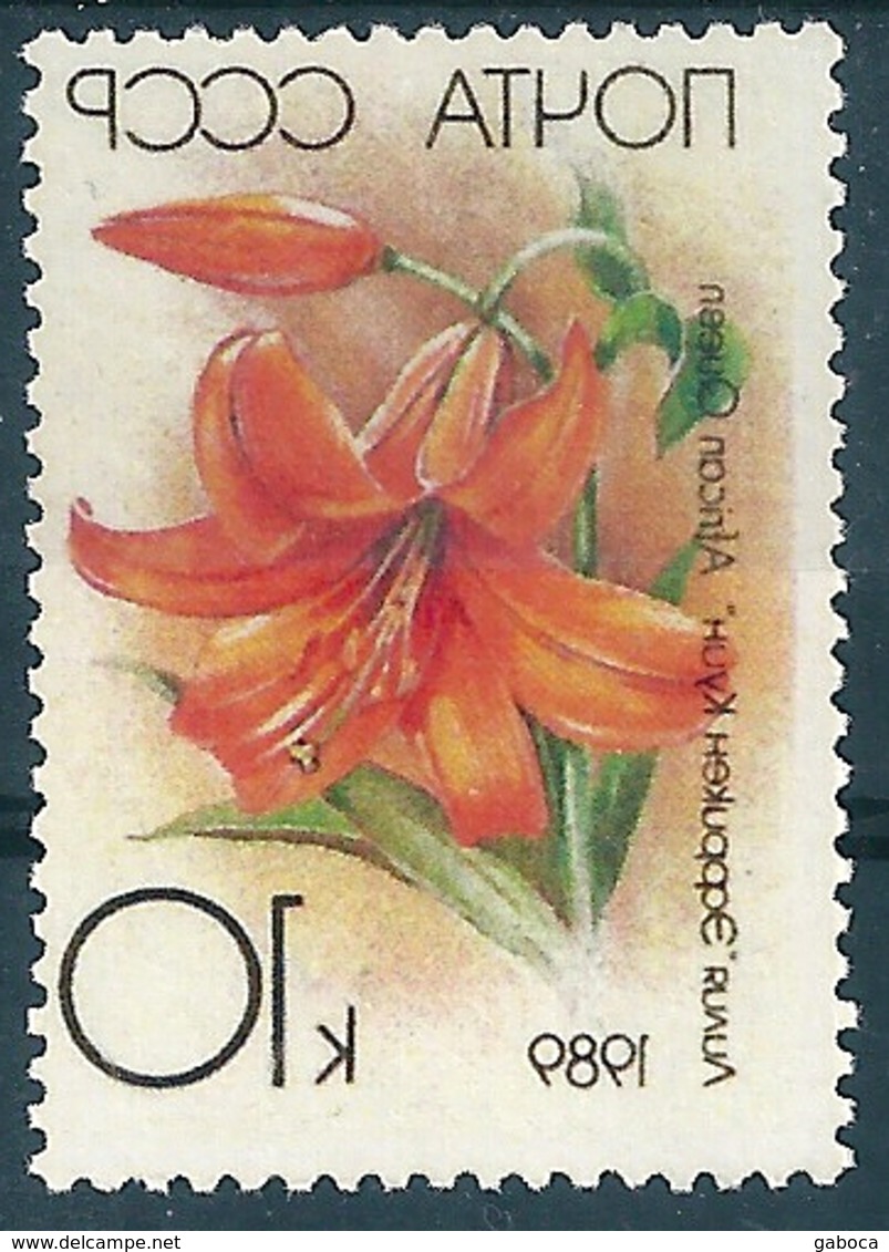 B2360 Russia USSR Flora Plant Flower Lily ERROR (1 Stamp) - Sonstige & Ohne Zuordnung