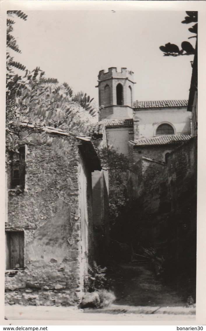 CPSM  84 ENTRAIGUES ENTRAIGUE CLOCHER DE L'EGLISE GENRE CARTE-PHOTO - Entraigue Sur Sorgue