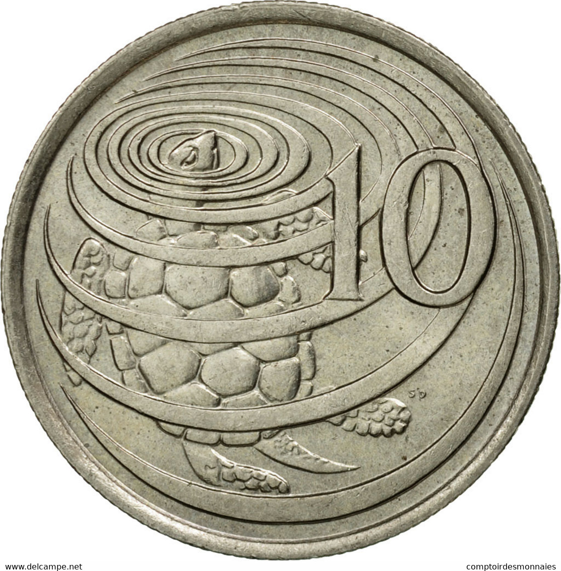 Monnaie, Îles Caïmans, Elizabeth II, 10 Cents, 1977, TTB, Copper-nickel, KM:3 - Iles Caïmans