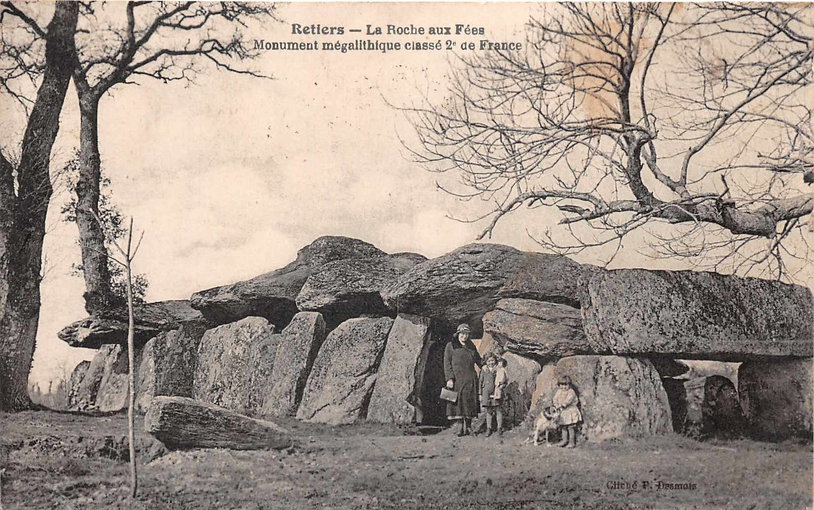 DOLMENS & Menhirs  - Monument Megalithique Classé 2 éme De France à RETIERS ..animée - Dolmen & Menhirs