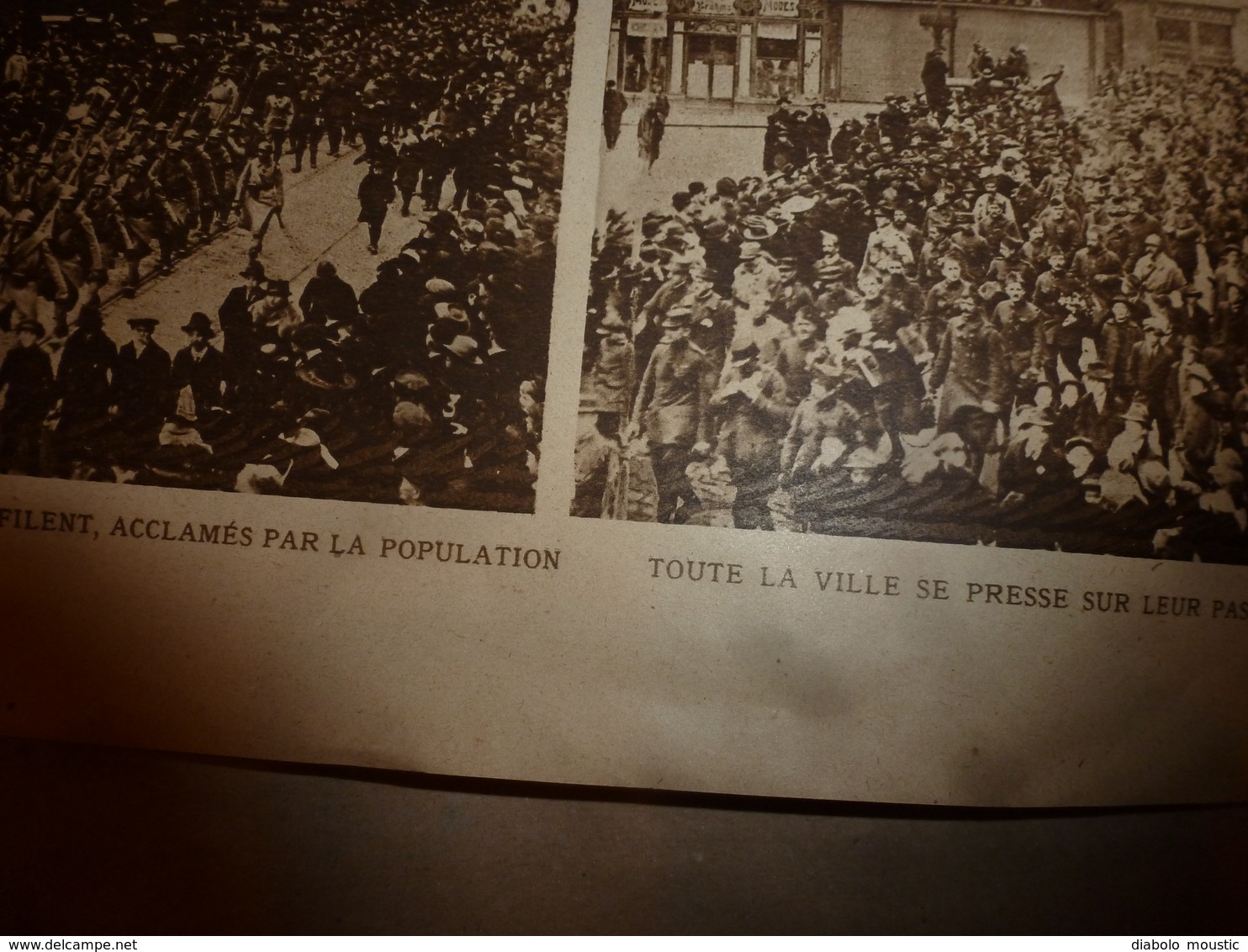 1919 LE MIROIR:Twickenham-Rugby;Aviateur Jules Védrines;Holyead;Naufrage U-118 à Hastings;Panama;Légion à Luxembourg;etc