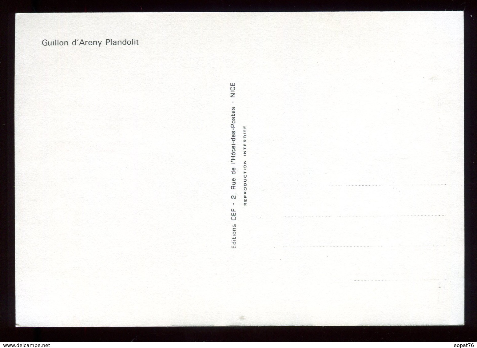 Andorre - Carte Maximum 1977 - Guillon D'Areny Plandolit - O 159 - Cartas Máxima