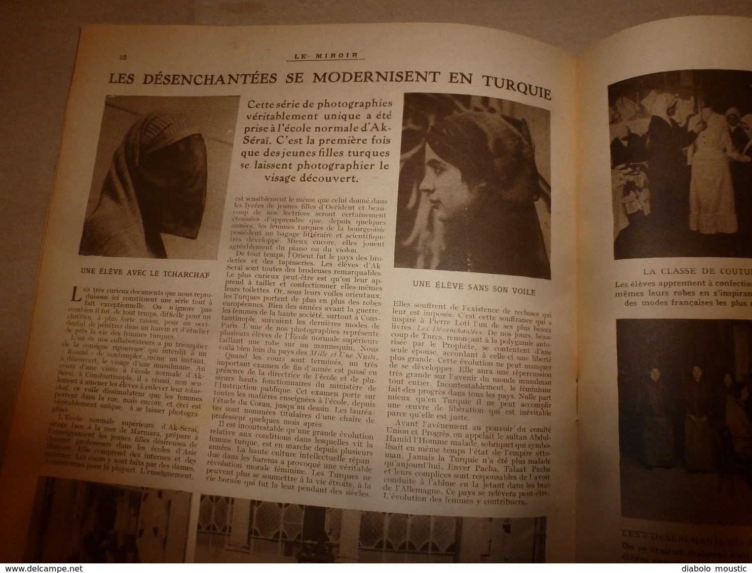 1919 LE MIROIR:Croix guerre belge aux héros;Fiancés de Landru;D-S-Cross au pigeon-voyageur;Peaux-rouges Canada,US;etc