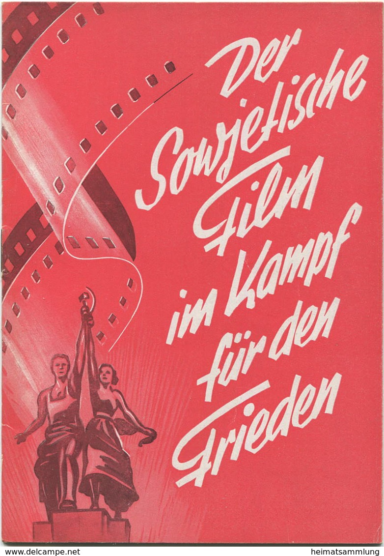 Der Sowjetische Film Im Kampf Für Den Frieden XXX Jahre Sowjetische Filmkunst 1949 - 16 Seiten Mit 11 Abbildungen - Beit - Film