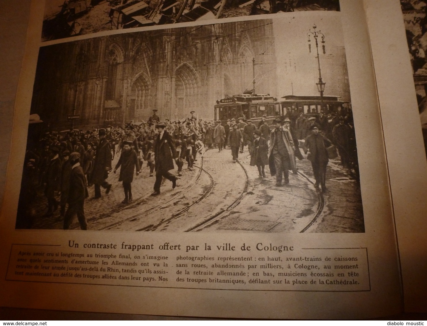 1919 LE MIROIR:Emeute à Berlin;Héroïques Blak Soldiers 15e Rgt US;Lenox-Avenue New-York;Ehrenbreitstein;Ostende;etc - Français