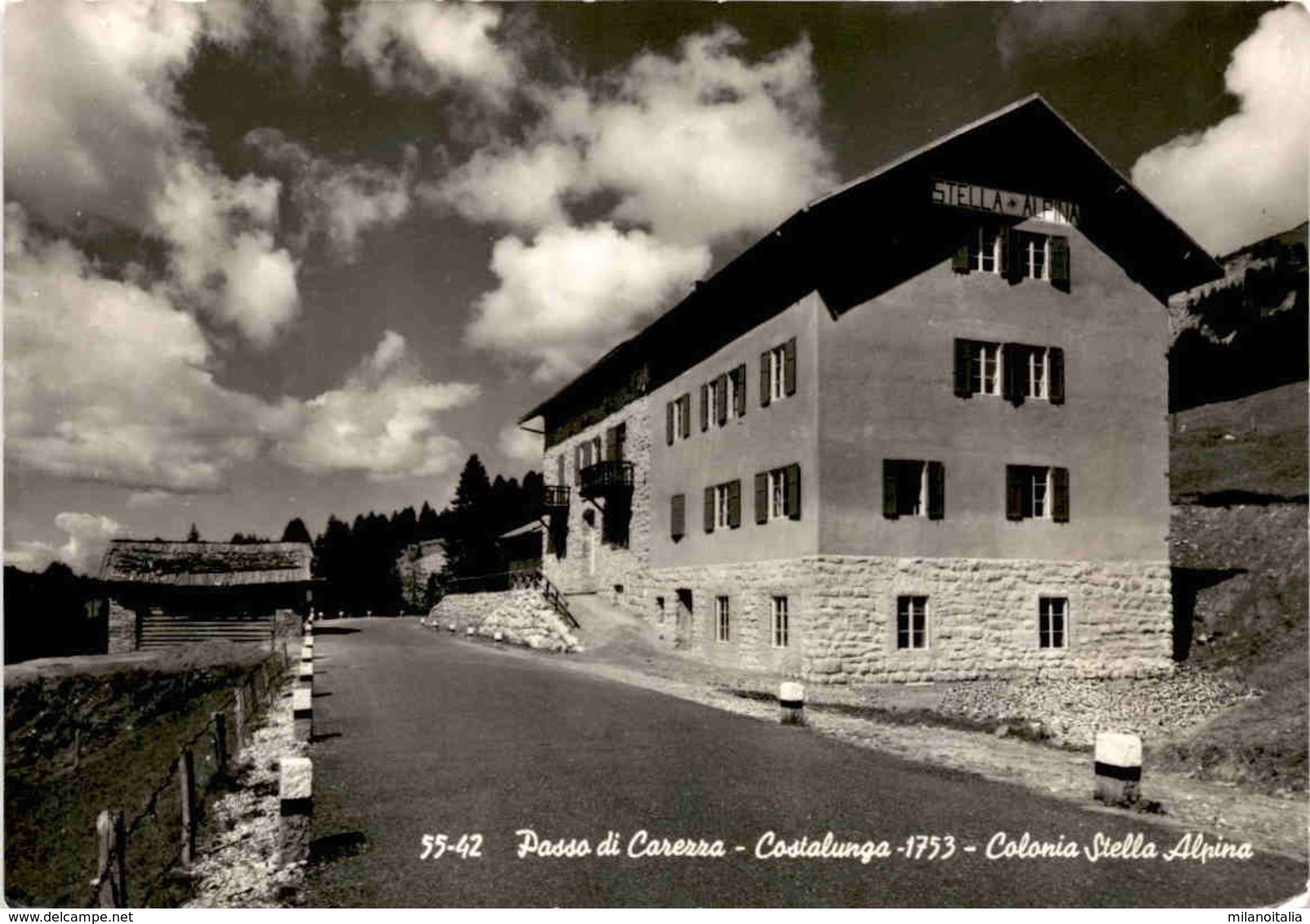 Passo Di Carerra - Costalunga - Colonia Stella Alpina (55-42) * 11. 5. 1961 - Autres & Non Classés