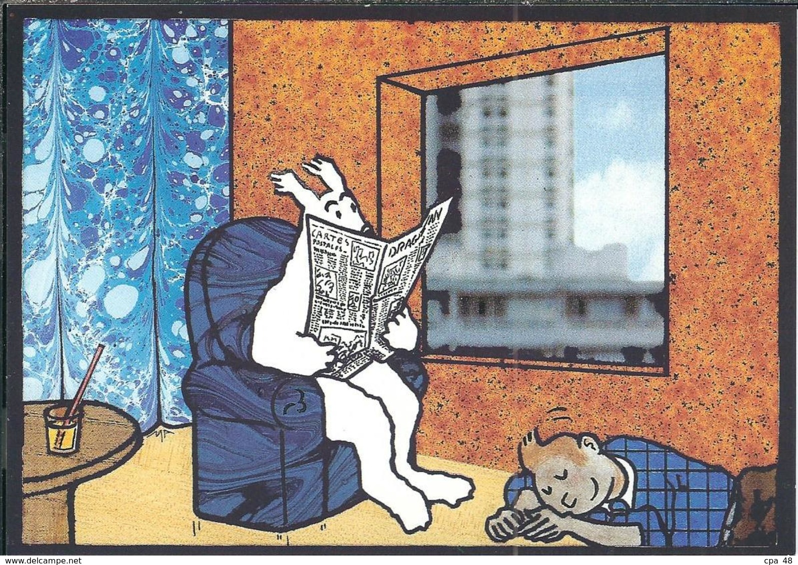 Hergé : TINTIN En Dracénie, XVIe Salon "Collection-Passion", Demain Les Chiens, Voir Descriptif... - Hergé
