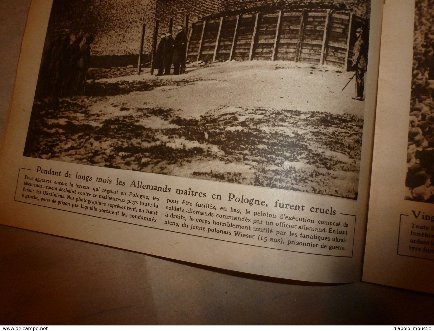 1919 LE MIROIR:Mlle Mourey infirmière-Maj;Hommage aux 23 martyrs d'Anvers;Crimes en Pologne;Wiesbaden;Wexford (irl);etc