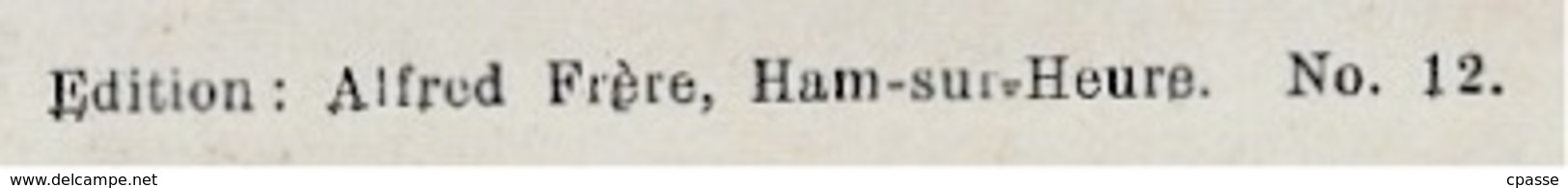 CPA Belgique Belgie HAM-sur-HEURE Hainaut - La Grand-Place Et L' Eglise (roulottes) ° Edition Alfred Frère - Ham-sur-Heure-Nalinnes