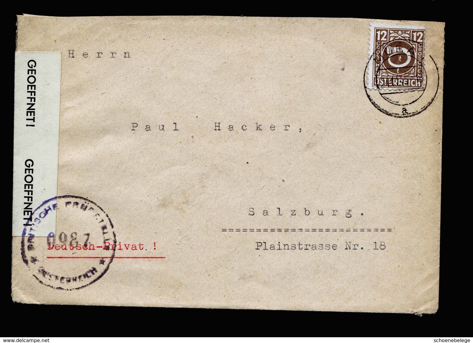 A5641) Österreich Austria Brief Müra 24.11.45 Inlandszensur - Briefe U. Dokumente