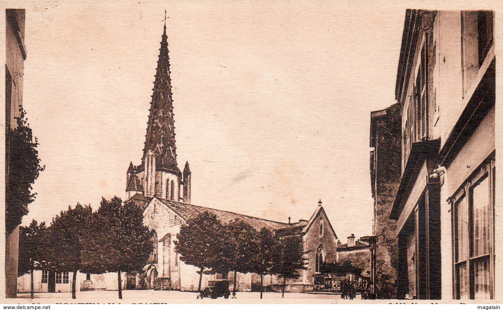 Fontenay Le Comte : L'église Notre Dame - Fontenay Le Comte