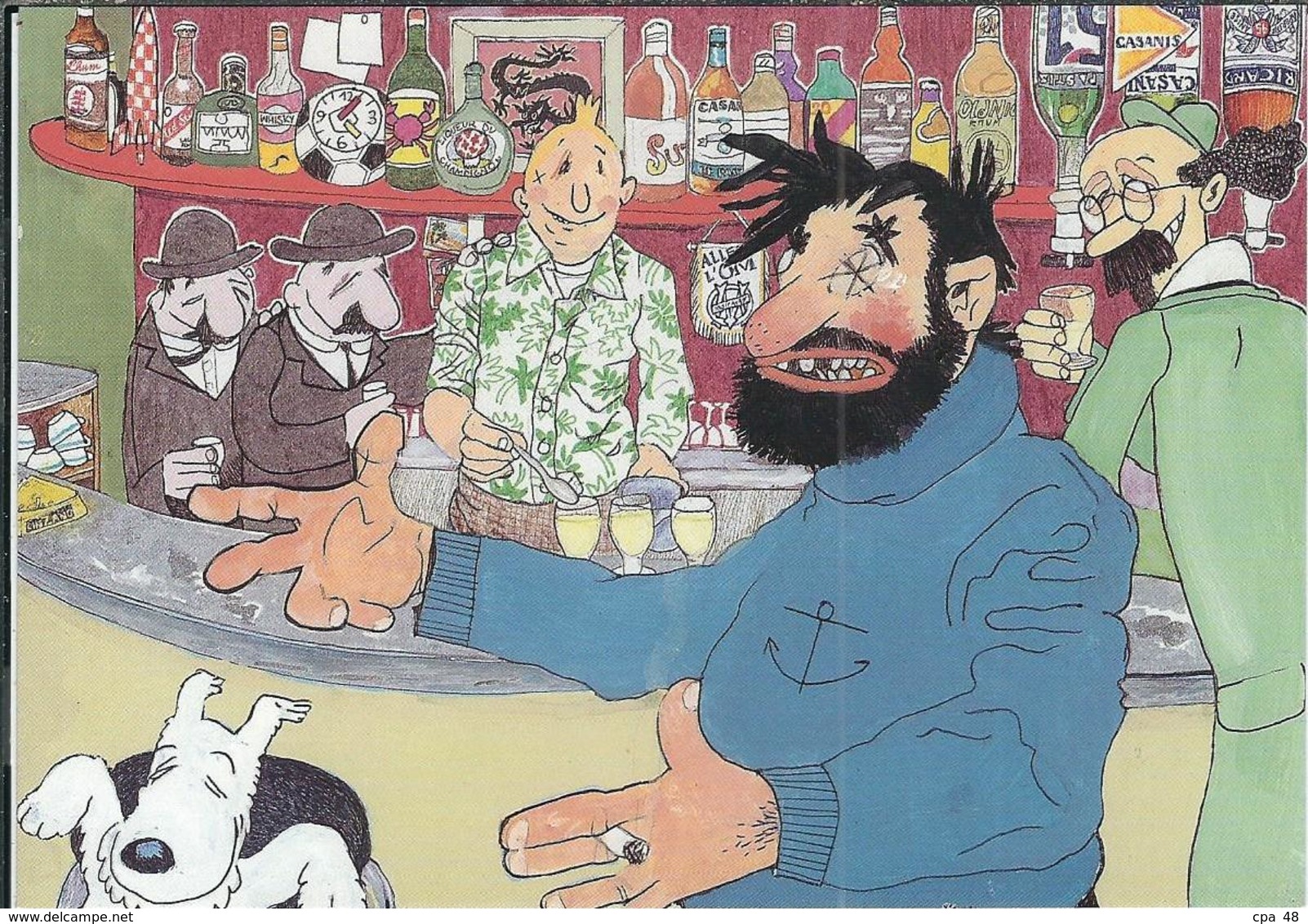Hergé : TINTIN En Dracénie, XVIe Salon "Collection-Passion", Chez Figure, Voir Descriptif... - Hergé