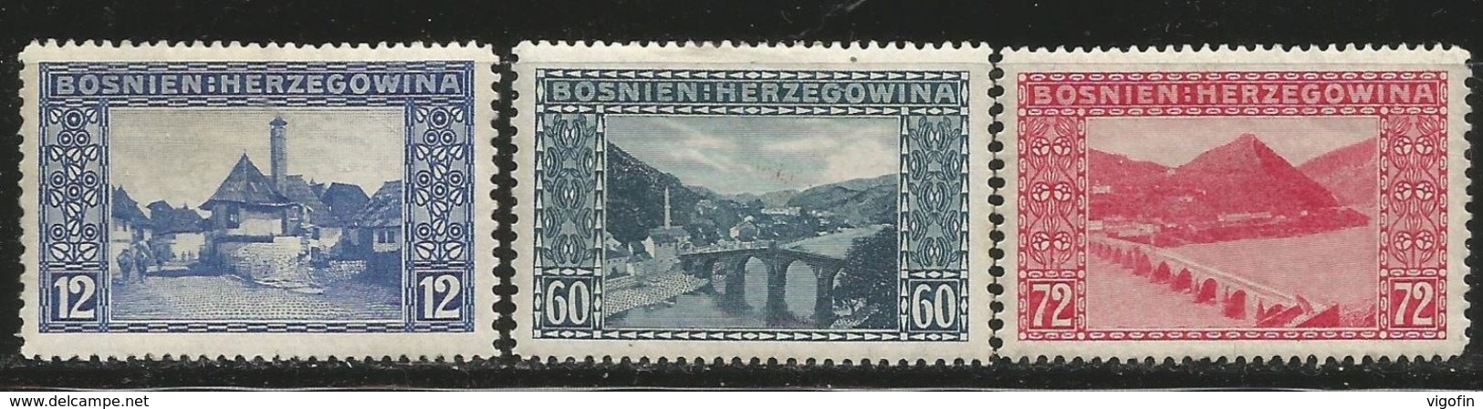 Bosnia And Hercegovina Austria Occupation 1912 MNH - Bosnien-Herzegowina