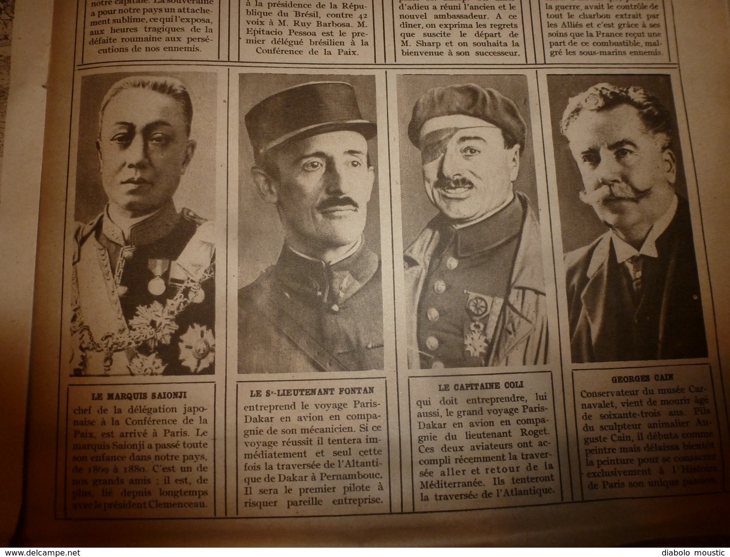 1919 LE MIROIR:Les lapins des US soldiers;Belgique;Canada;Ourmiah (Kurdistan);Armée assyriènne;Patricia de Connaught;etc