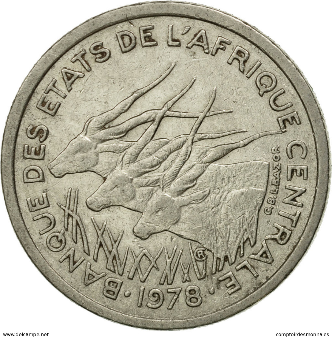 Monnaie, États De L'Afrique Centrale, 50 Francs, 1978, Paris, TTB, Nickel - Kameroen