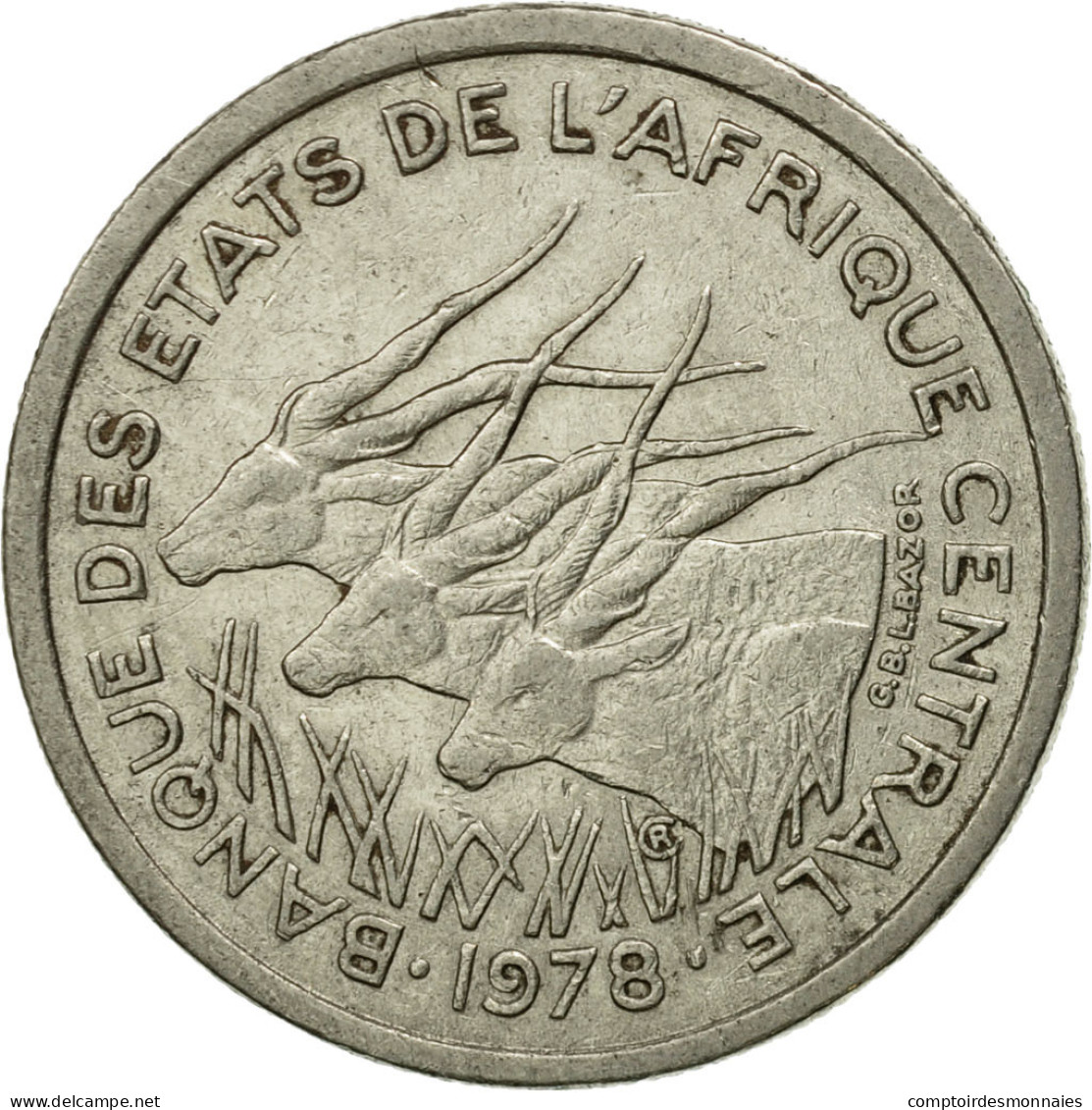 Monnaie, États De L'Afrique Centrale, 50 Francs, 1978, Paris, TTB, Nickel - Cameroun